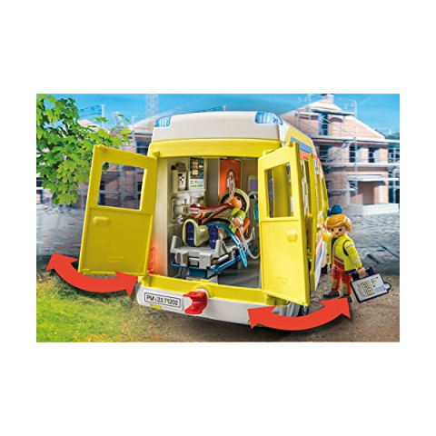 Playmobil City Life Ambulanza con Luci e Suoni 71202