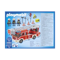 Playmobil City Action Autoscala Vigili del Fuoco con Luci e Suoni