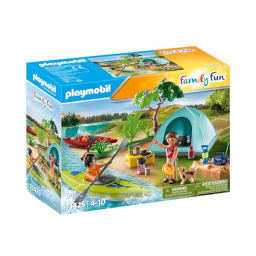 Playmobil Family Fun 71425 – Avventura in Canoa con Tenda e Falò