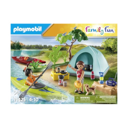 Playmobil Family Fun 71425 – Avventura in Canoa con Tenda e Falò