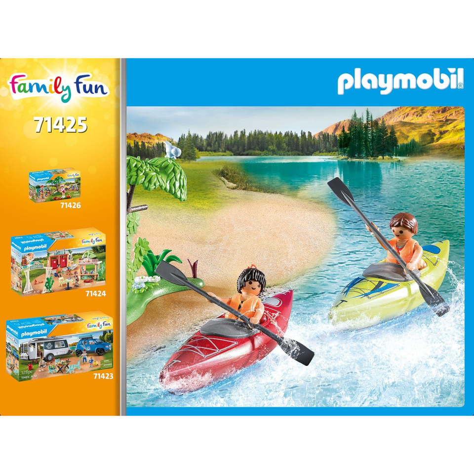 Playmobil Family Fun 71425 – Avventura in Canoa con Tenda e Falò