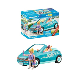 Playmobil My Life Cabrio 71809 – Auto Decappottabile con Personaggi