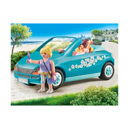Playmobil My Life Cabrio 71809 – Auto Decappottabile con Personaggi