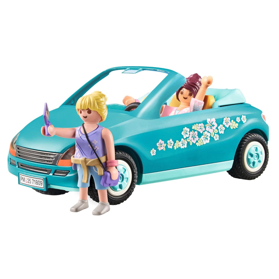 Playmobil My Life Cabrio 71809 – Auto Decappottabile con Personaggi