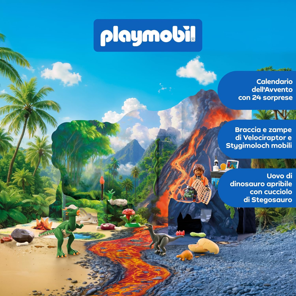 Playmobil Calendario Avvento Dinosauri 72225