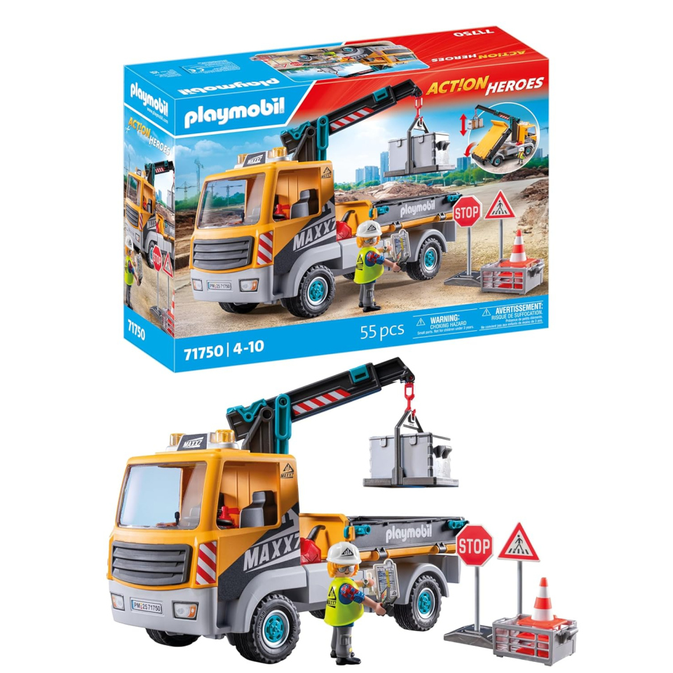 Playmobil Camion Cantiere con Gru 71750
