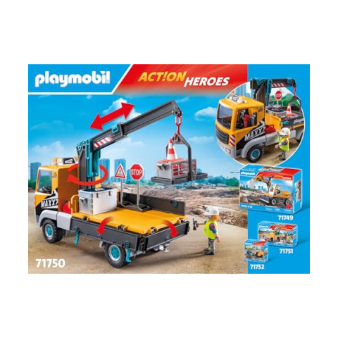 Playmobil Camion Cantiere con Gru 71750