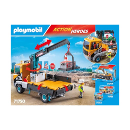 Playmobil Camion Cantiere con Gru 71750