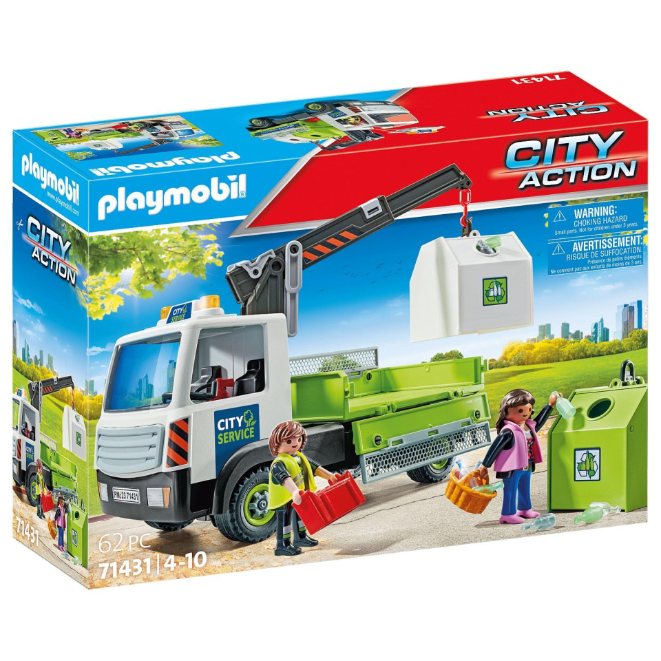 Playmobil City Life Camion Raccolta Rifiuti 71431