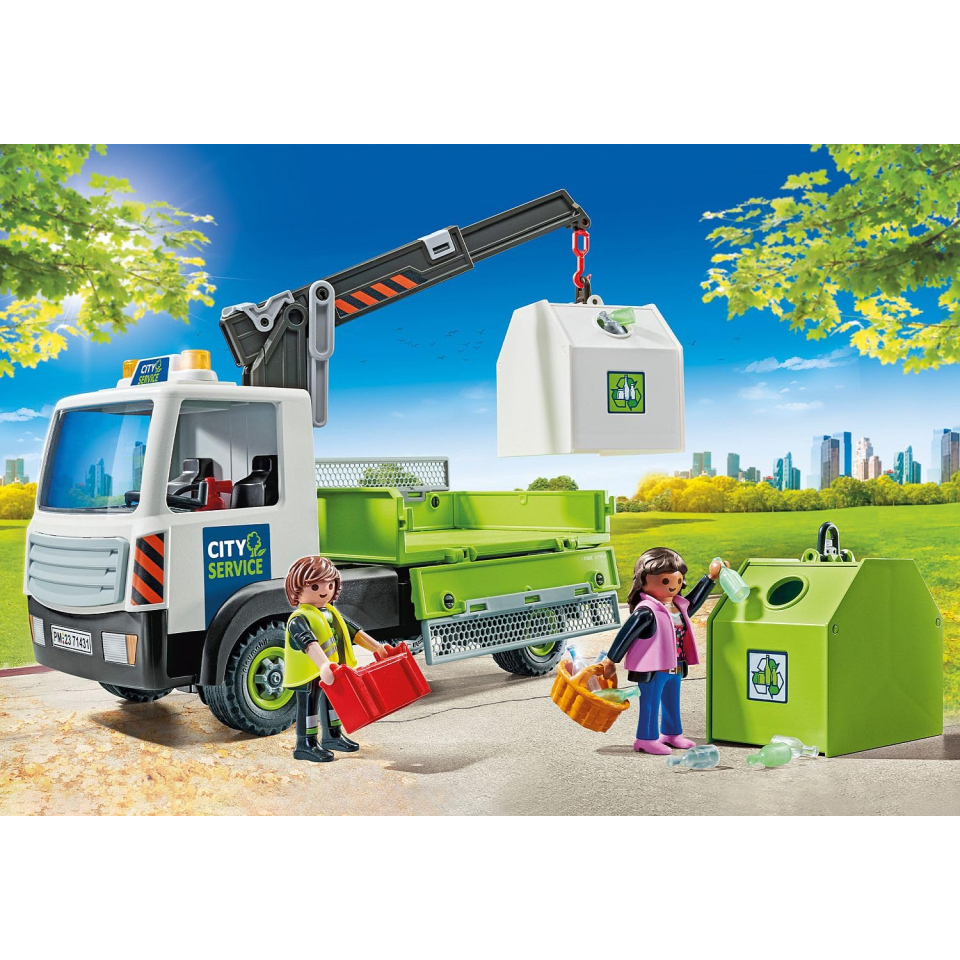 Playmobil City Life Camion Raccolta Rifiuti 71431
