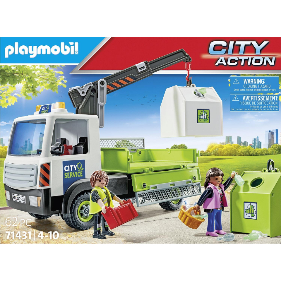 Playmobil City Life Camion Raccolta Rifiuti 71431
