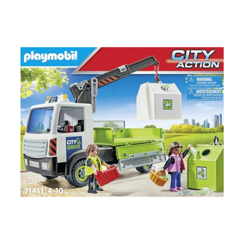 Playmobil City Life Camion Raccolta Rifiuti 71431