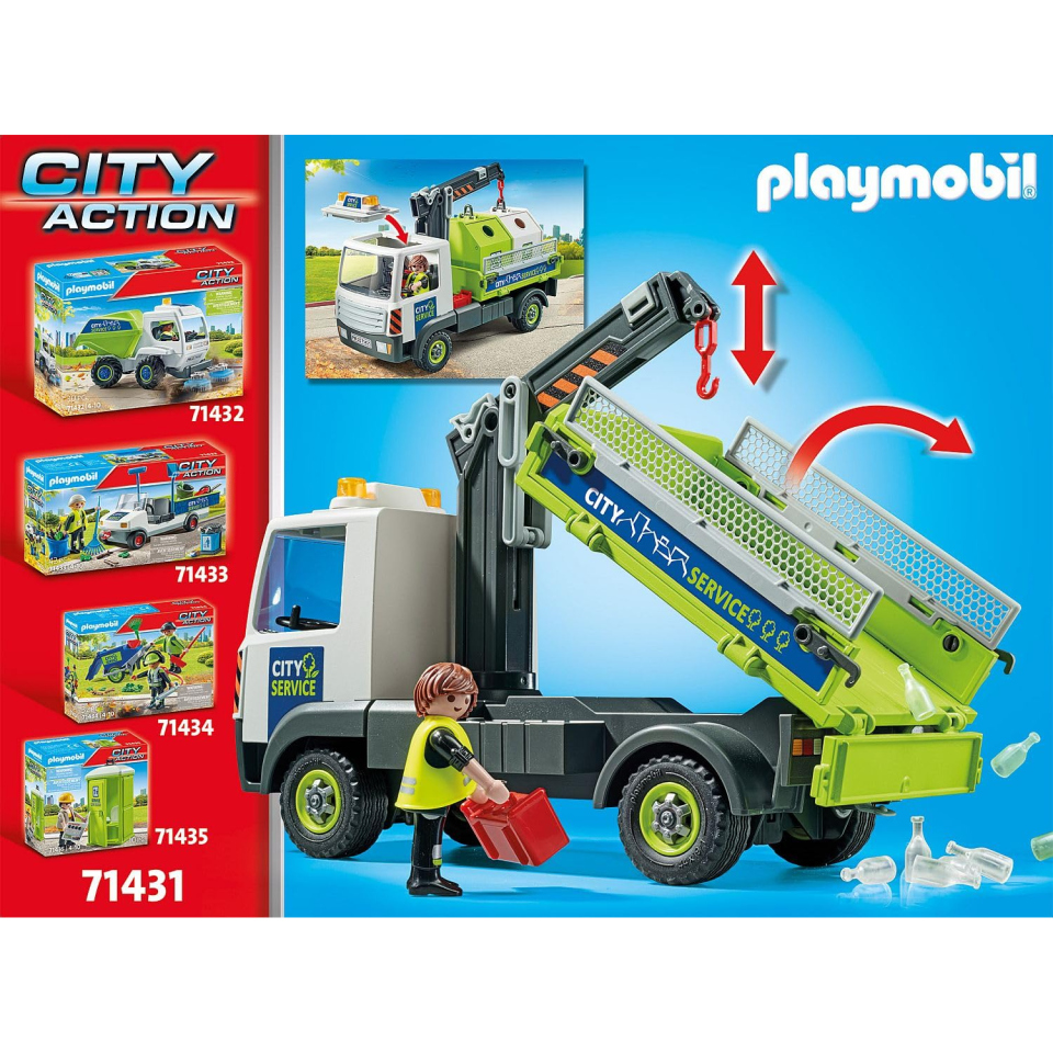 Playmobil City Life Camion Raccolta Rifiuti 71431