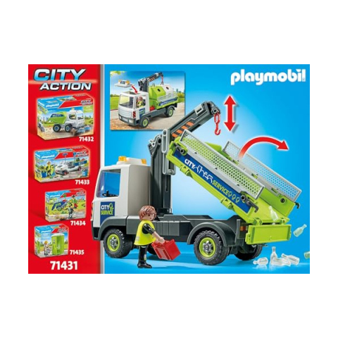 Playmobil City Life Camion Raccolta Rifiuti 71431