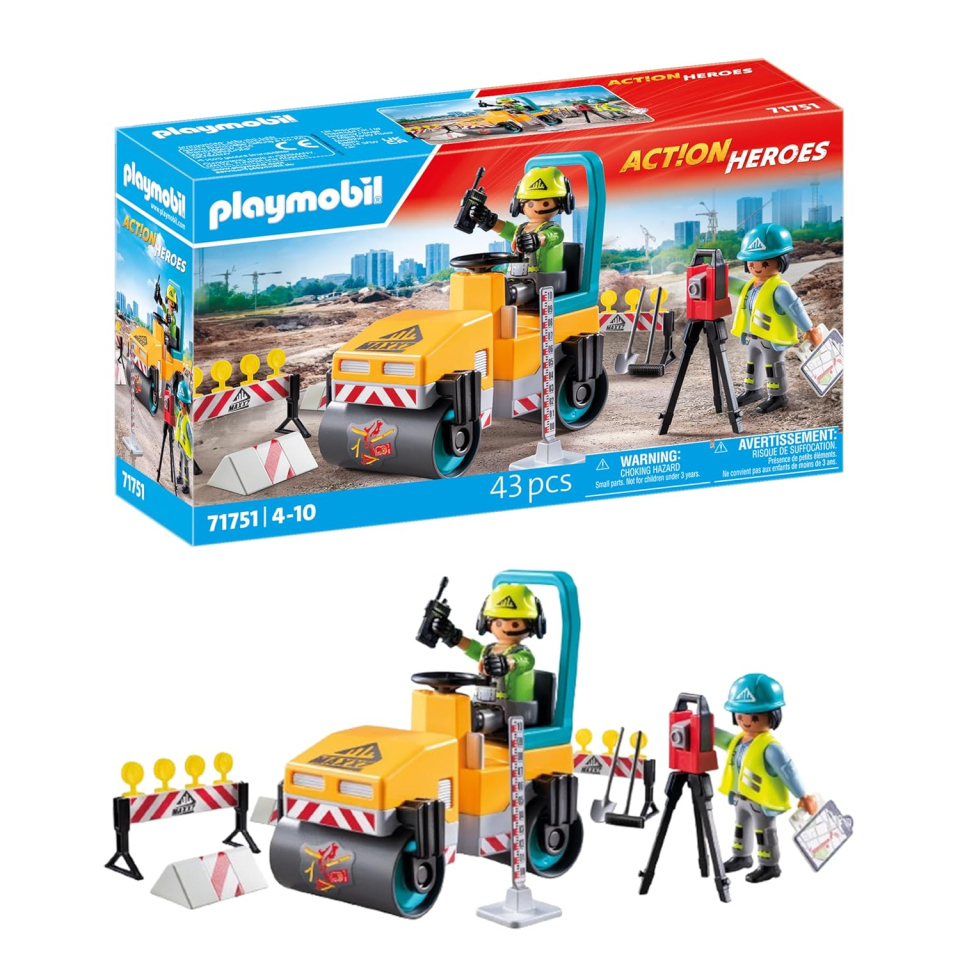 Playmobil Cantiere Stradale Action Heroes 71751
