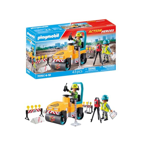 Playmobil Cantiere Stradale Action Heroes 71751