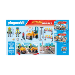 Playmobil Cantiere Stradale Action Heroes 71751