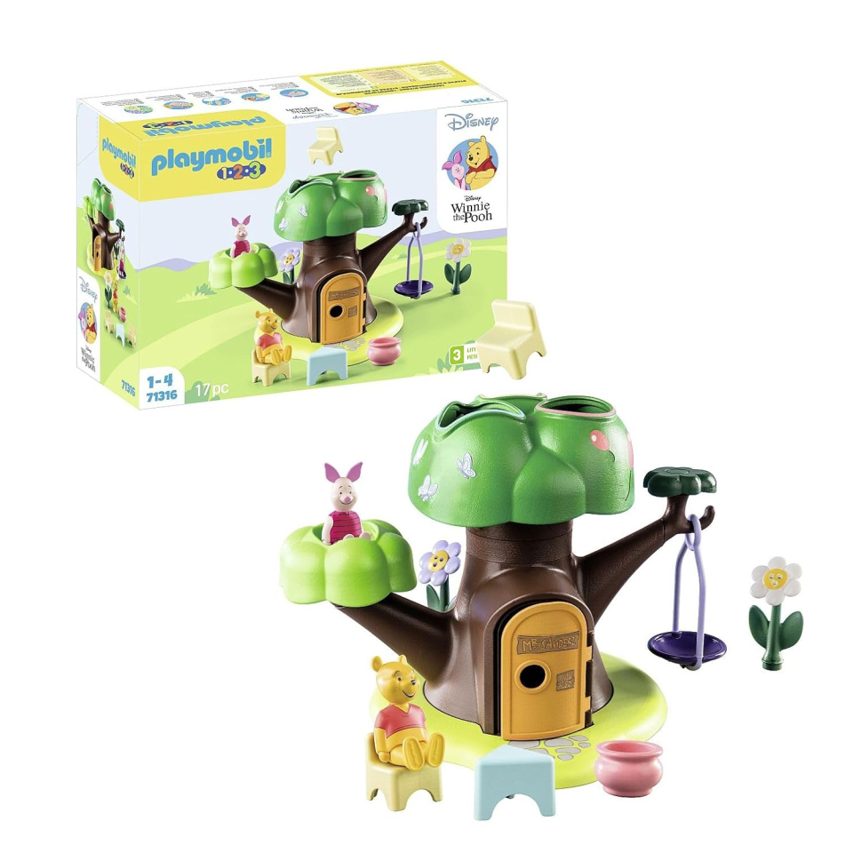 Playmobil 1.2.3 Casa sull'Albero di Winnie e Pimpi