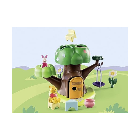 Playmobil 1.2.3 Casa sull'Albero di Winnie e Pimpi