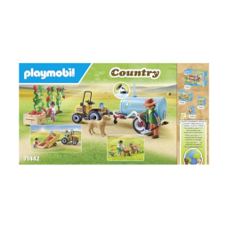 Playmobil Country 71442 Trattore con Rimorchio e Cisterna