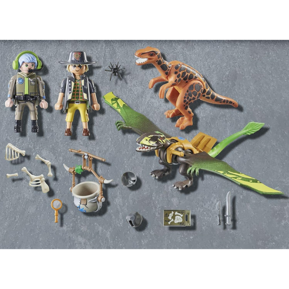 Playmobil Dino Rise 71263 Dimorphodon con Armatura e Lanciatore