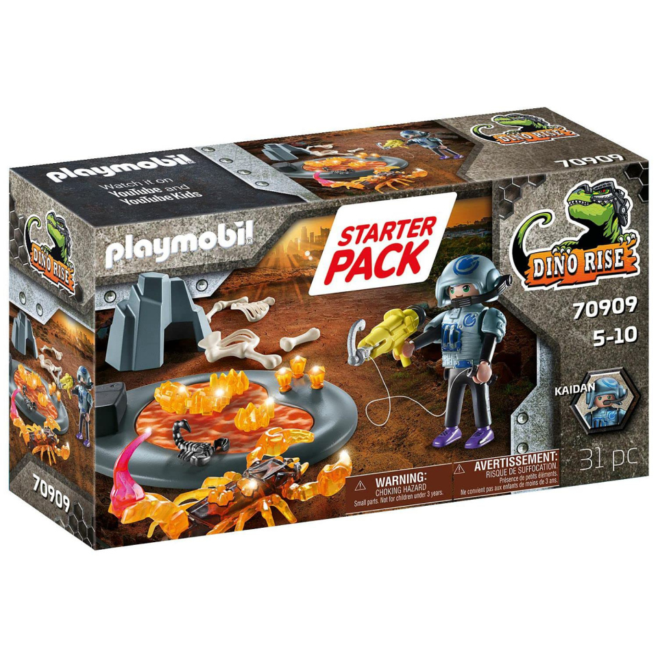 Playmobil Dino Rise Scorpione di Fuoco – Starter Pack 70909