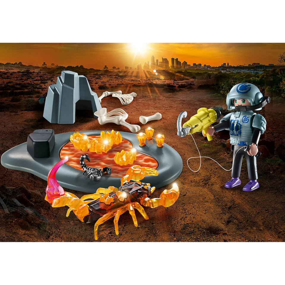 Playmobil Dino Rise Scorpione di Fuoco – Starter Pack 70909