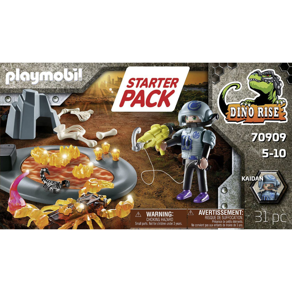 Playmobil Dino Rise Scorpione di Fuoco – Starter Pack 70909