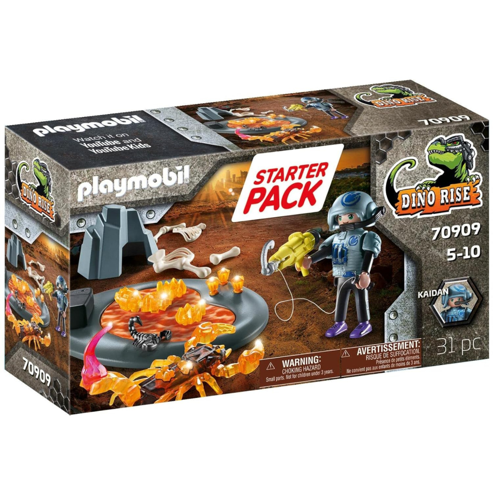 Playmobil Dino Rise Scorpione di Fuoco – Starter Pack 70909