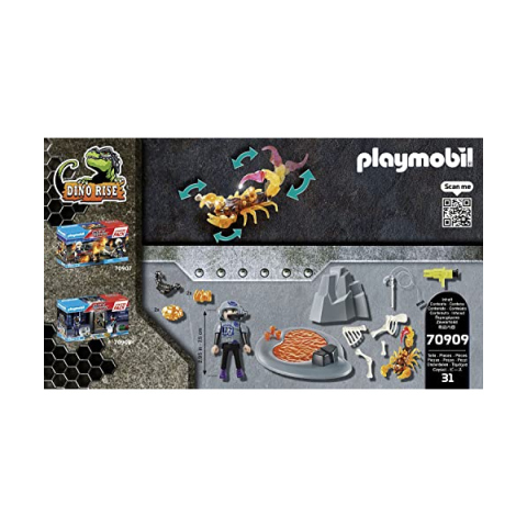 Playmobil Dino Rise Scorpione di Fuoco – Starter Pack 70909