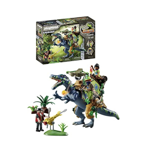 Playmobil Dino Rise Spinosauro 71260 con Armatura e Cannone