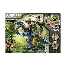 Playmobil Dino Rise Spinosauro 71260 con Armatura e Cannone