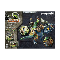 Playmobil Dino Rise Spinosauro 71260 con Armatura e Cannone