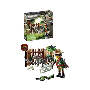 Playmobil Dino Rise 71265 – Cucciolo di Spinosauro in Gabbia