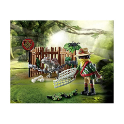 Playmobil Dino Rise 71265 – Cucciolo di Spinosauro in Gabbia