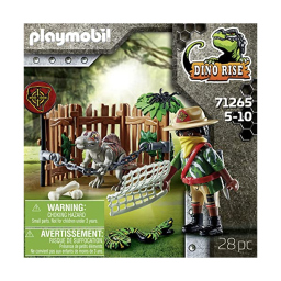 Playmobil Dino Rise 71265 – Cucciolo di Spinosauro in Gabbia