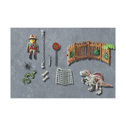 Playmobil Dino Rise 71265 – Cucciolo di Spinosauro in Gabbia