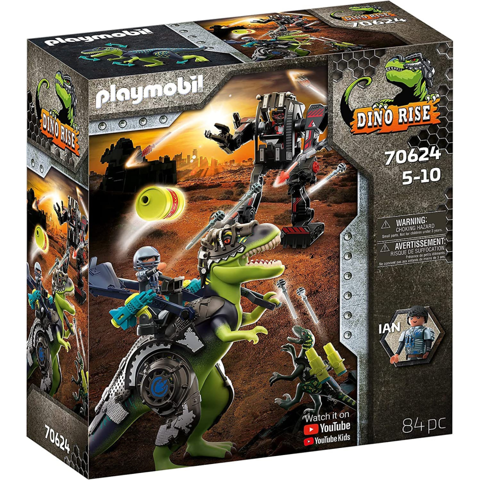 Playmobil Dino Rise T-Rex Battaglia dei Giganti 70624