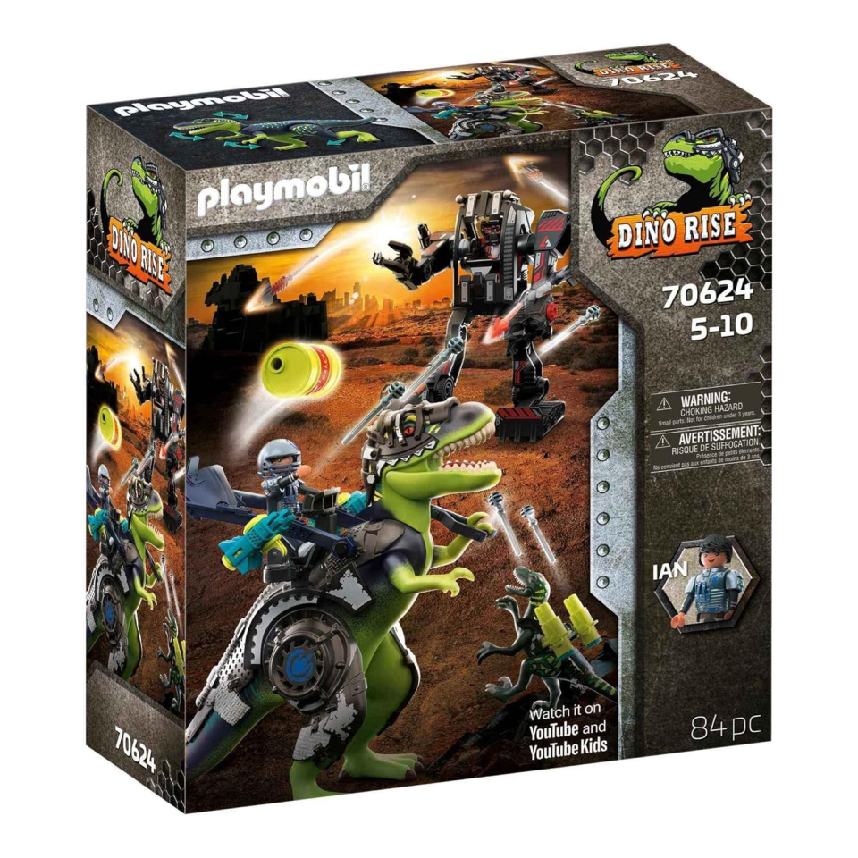 Playmobil Dino Rise T-Rex Battaglia dei Giganti 70624