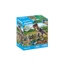Playmobil Dinos 71524 – Sulle Tracce del T-Rex con Moto e Accessori