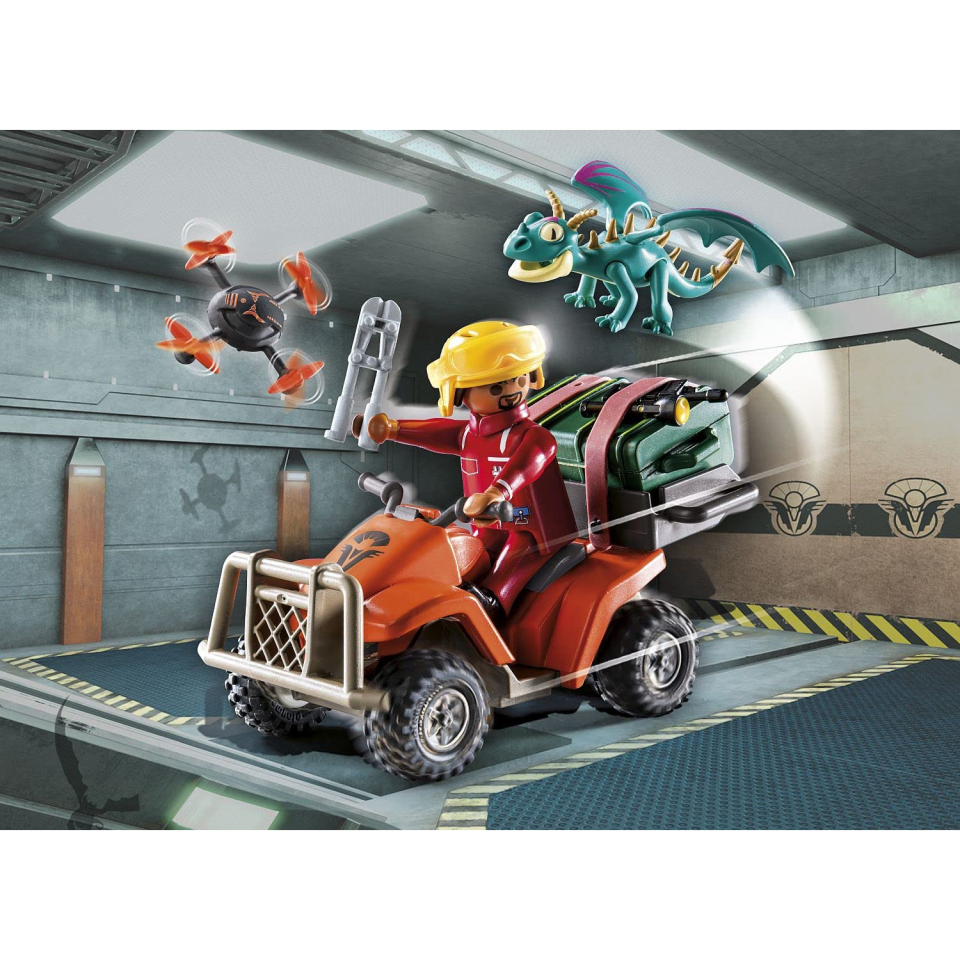 Playmobil Dragons Nine Realms – Icaris Quad e Phil con Drago