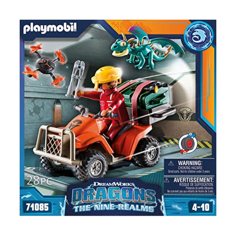 Playmobil Dragons Nine Realms – Icaris Quad e Phil con Drago