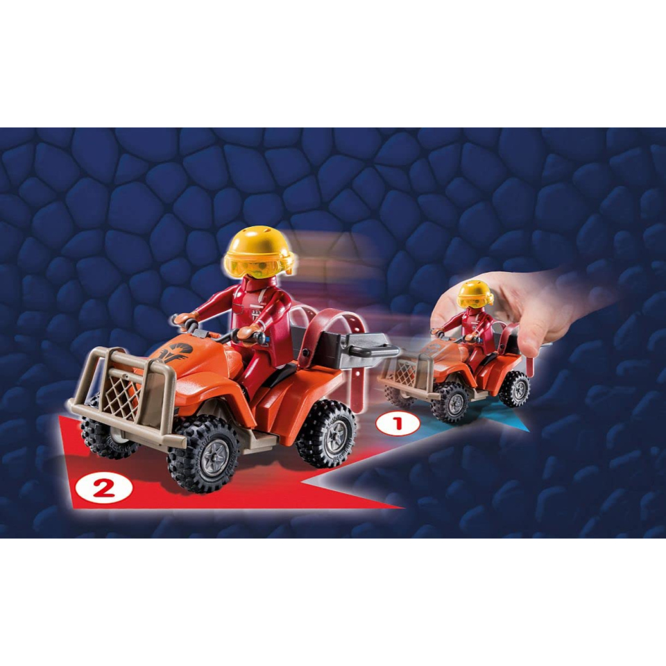 Playmobil Dragons Nine Realms – Icaris Quad e Phil con Drago