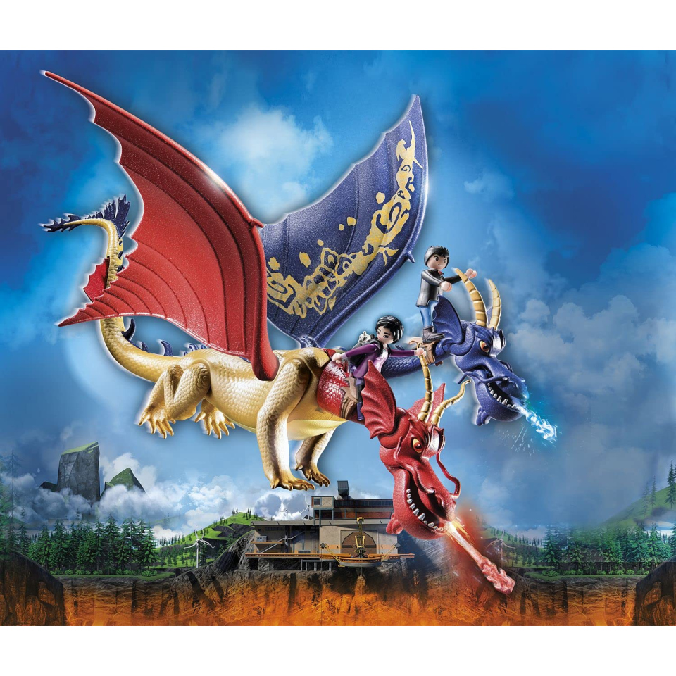 PLAYMOBIL Dragons playset Wu & Wei, 40 pezzi