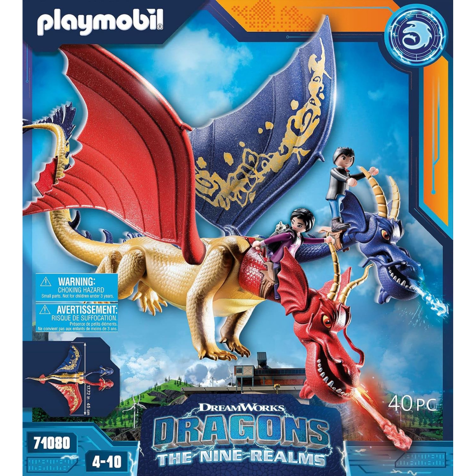 PLAYMOBIL Dragons playset Wu & Wei, 40 pezzi