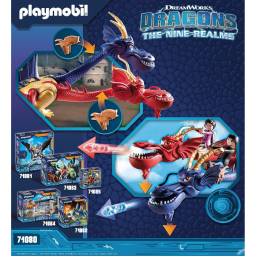 PLAYMOBIL Dragons playset Wu & Wei, 40 pezzi