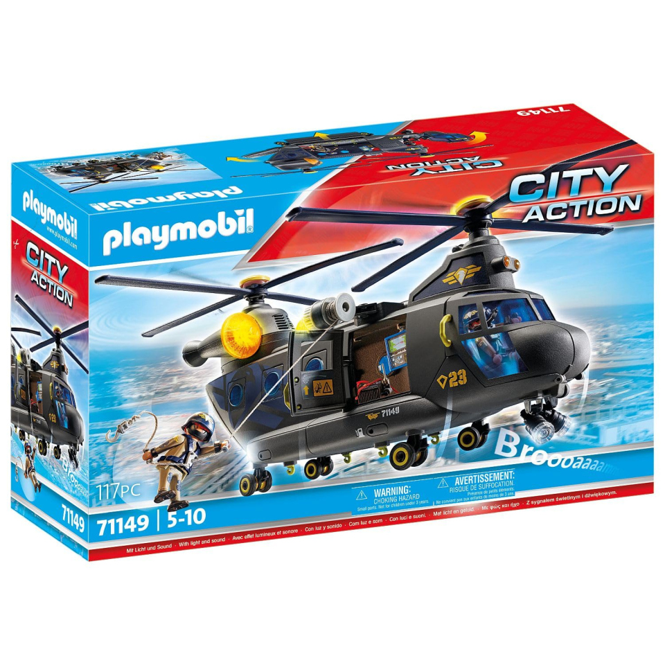 Playmobil Elicottero Unità Tattica 71149