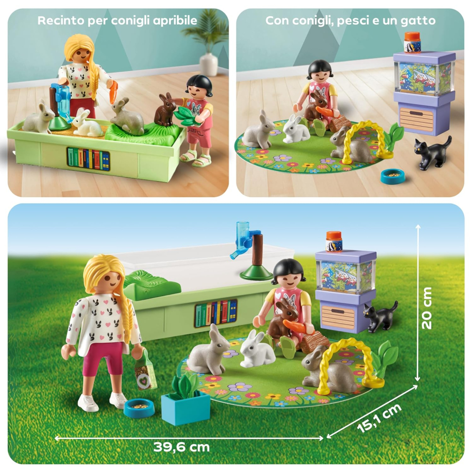 Playmobil My Life Famiglia con Conigli 71753