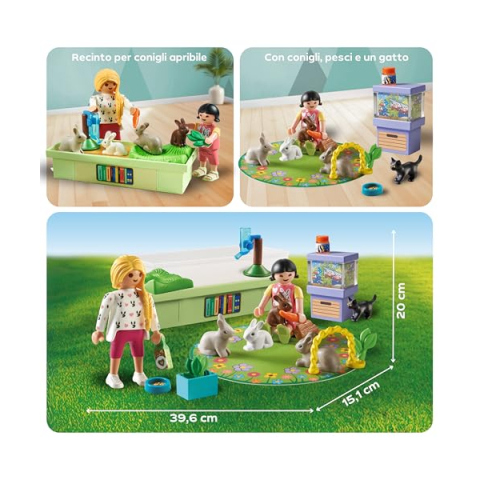 Playmobil My Life Famiglia con Conigli 71753