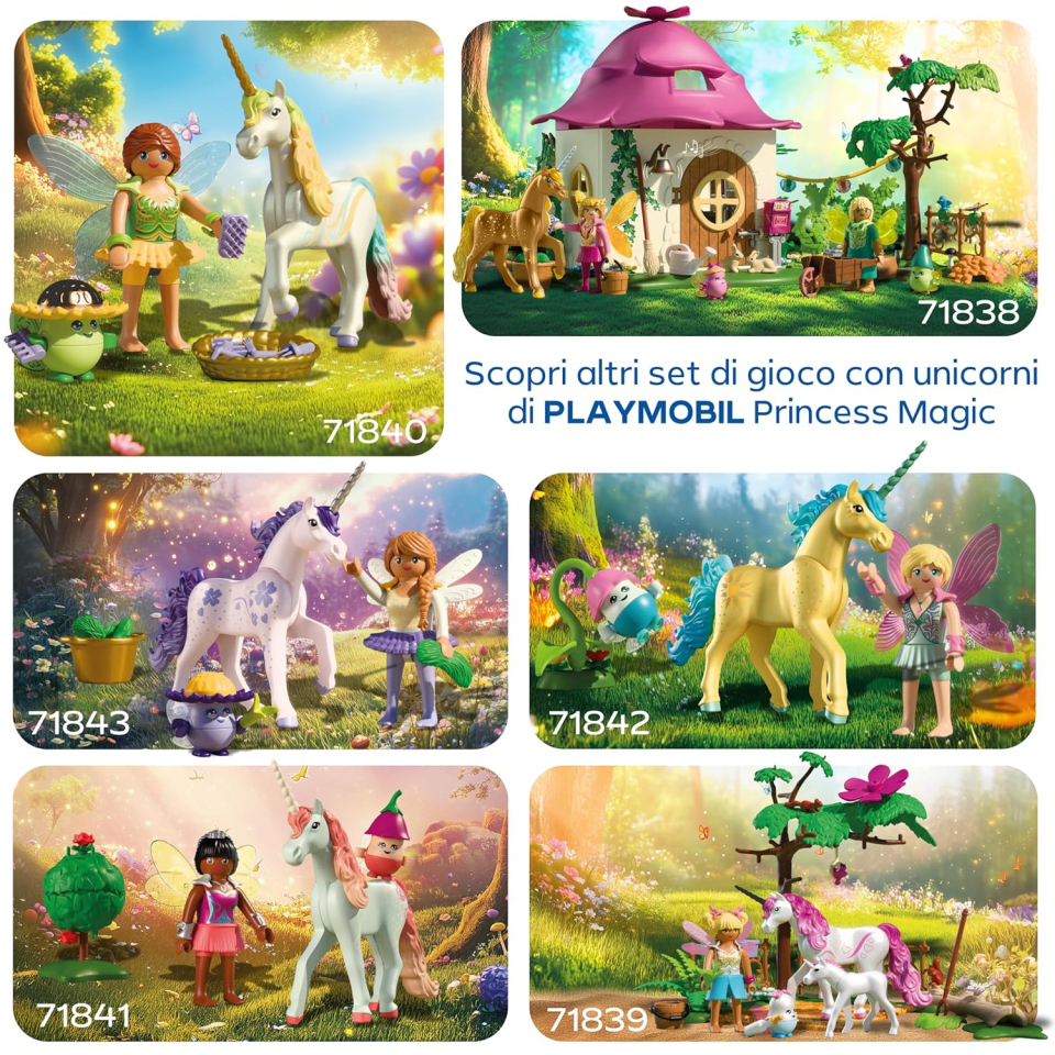 Playmobil Fantasy & Magic – Gita delle Fate con Unicorni 72067